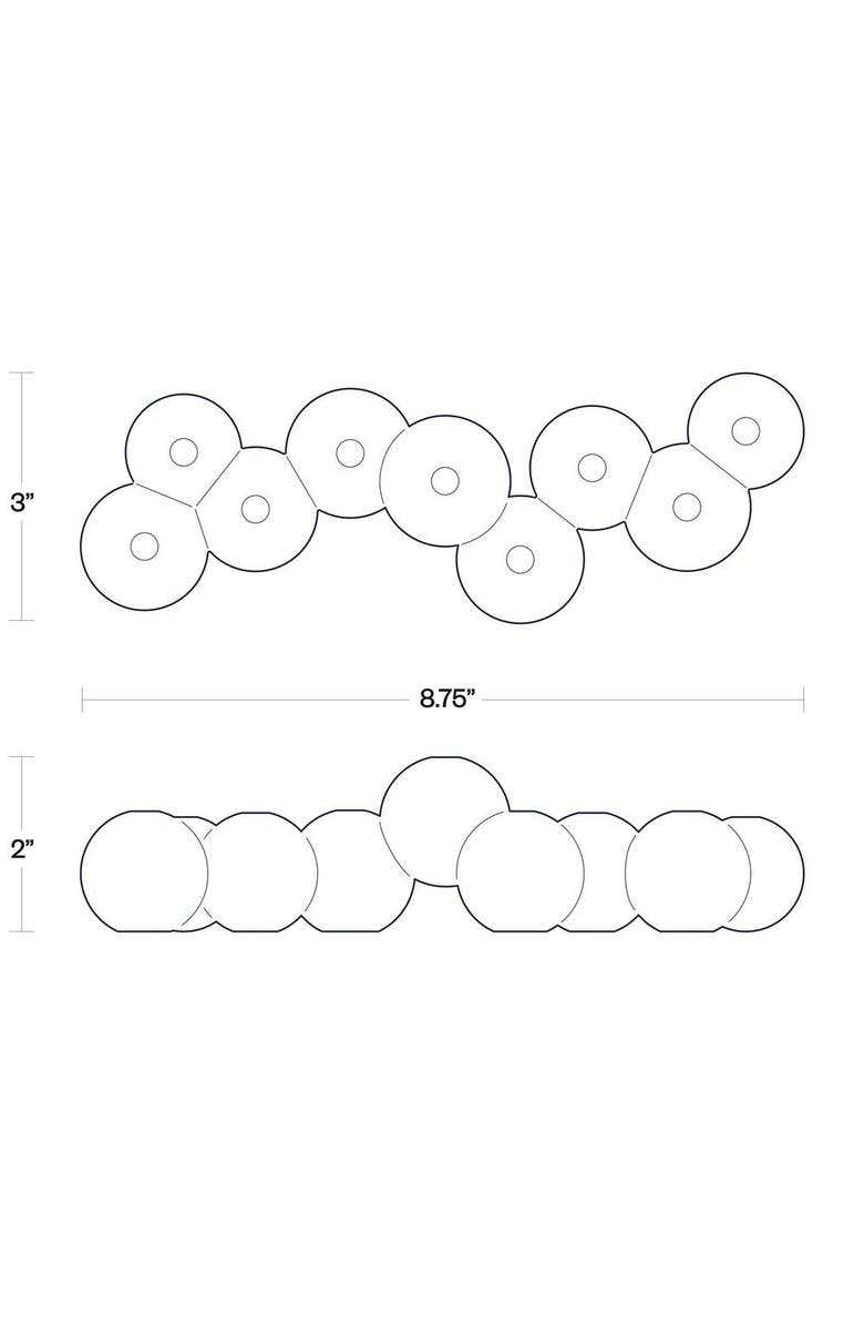 Tchotchke Bubble Menorah, Alternate, color, Indigo