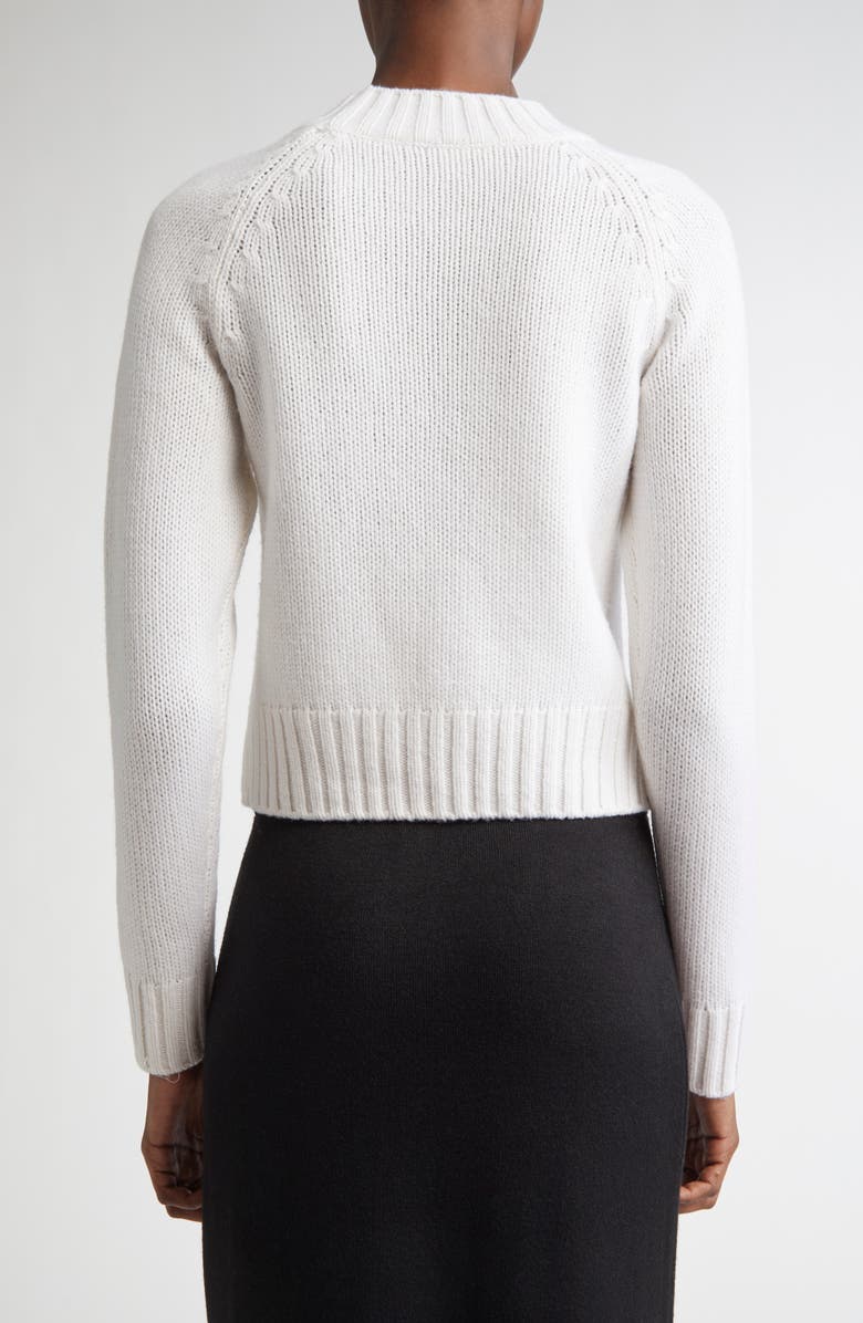 Vince Raglan Sleeve Wool & Cashmere Crewneck Sweater, Alternate, color, Off White