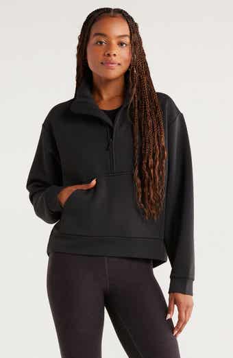 Zella Textured Half Zip Pullover