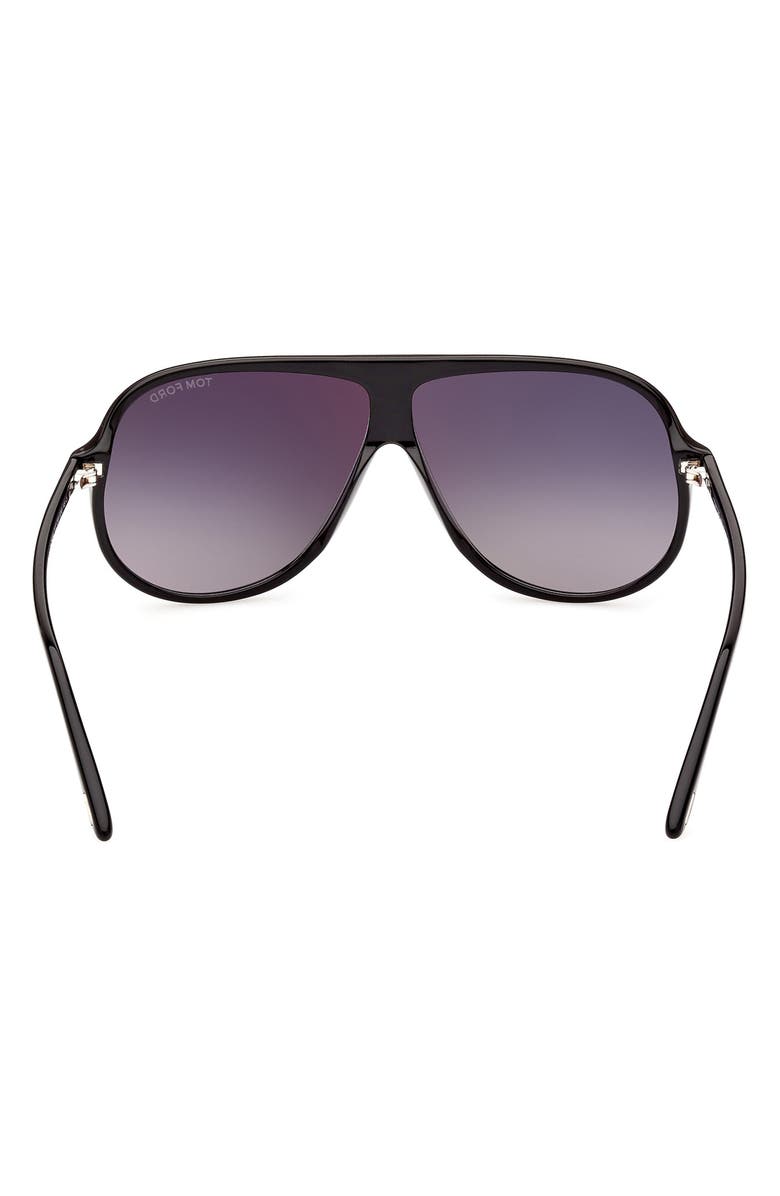 TOM FORD Spencer 62mm Gradient Oversize Pilot Sunglasses, Alternate, color,