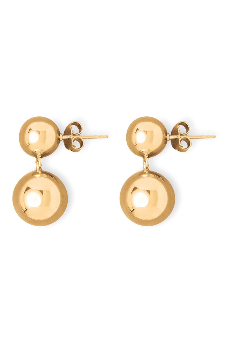 The Caroline Drop Earrings, Main, color, GOLD