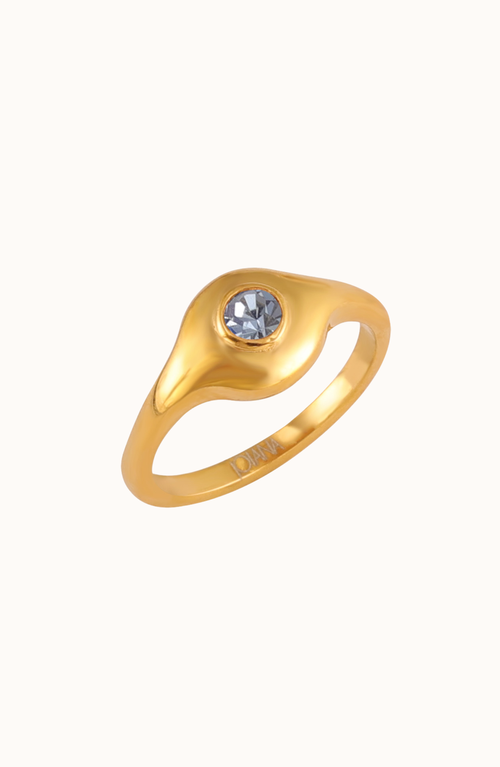 Joiana Jewelry Stone Pinky Ring In Gold