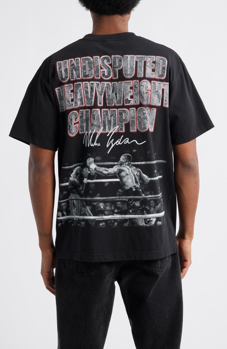 ID Supply Co Mike Tyson Famed Champ Graphic T-Shirt, Alternate, color, Black
