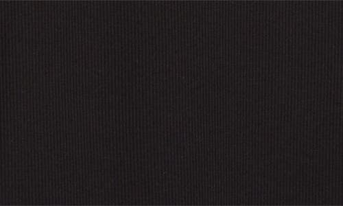 Wit & Wisdom Mixed Media Puff Sleeve Top In Black