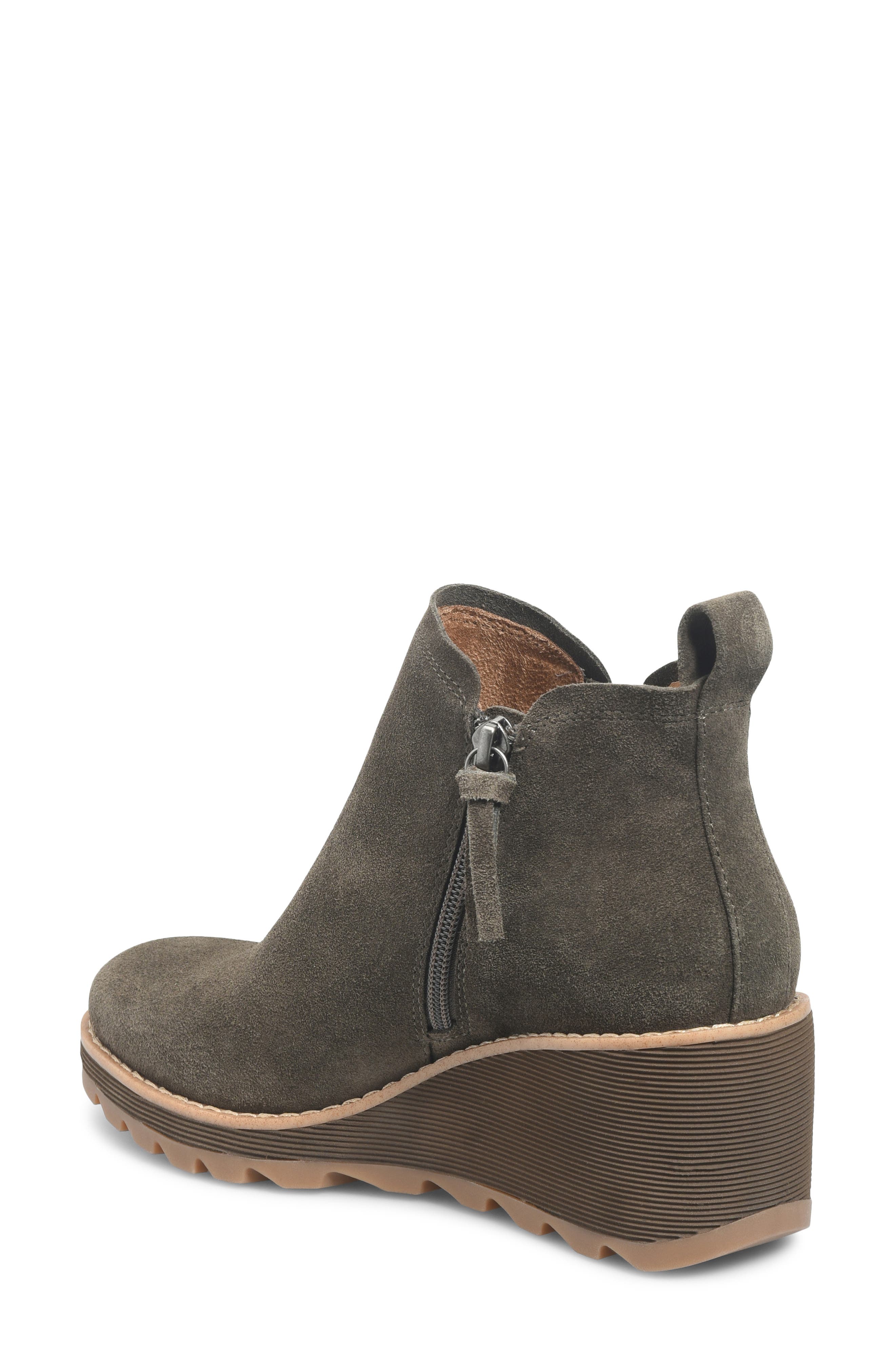 Emma Wedge Boot, Alternate, color, DARK TAUPE