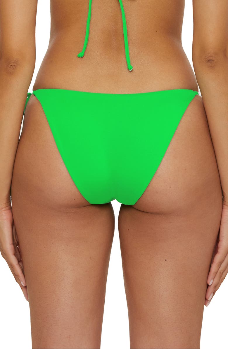 Becca Color Code Side Tie Bikini Bottoms, Alternate, color, Meadow