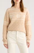 All in Favor Fair Isle Crewneck Sweater