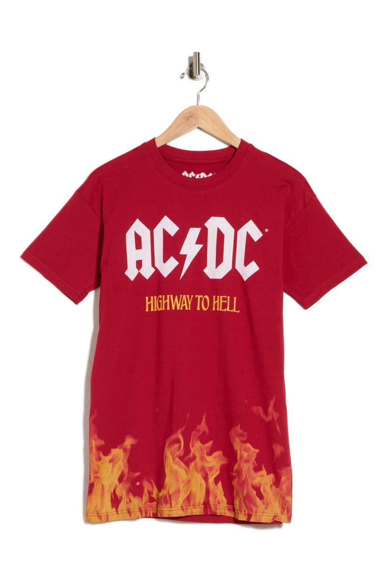 Highway to Hell Cotton T-Shirt, Alternate, color, RED