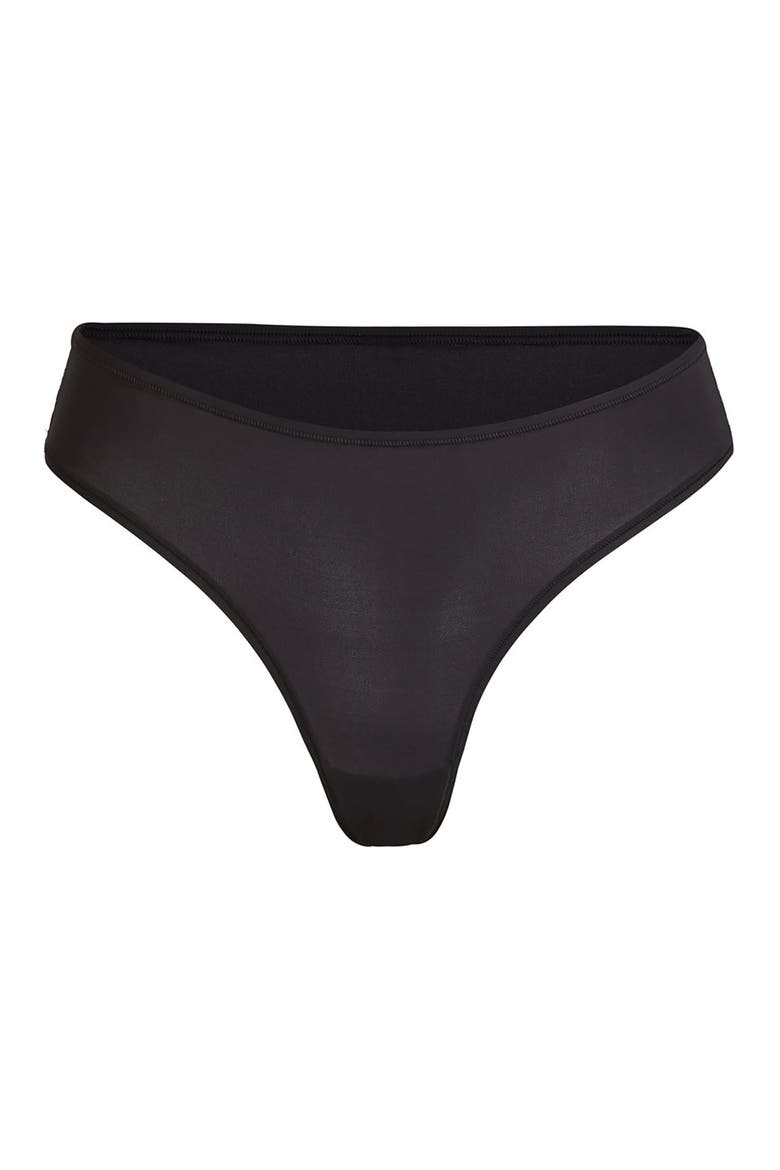 Fits Everybody Thong, Alternate, color, ONYX