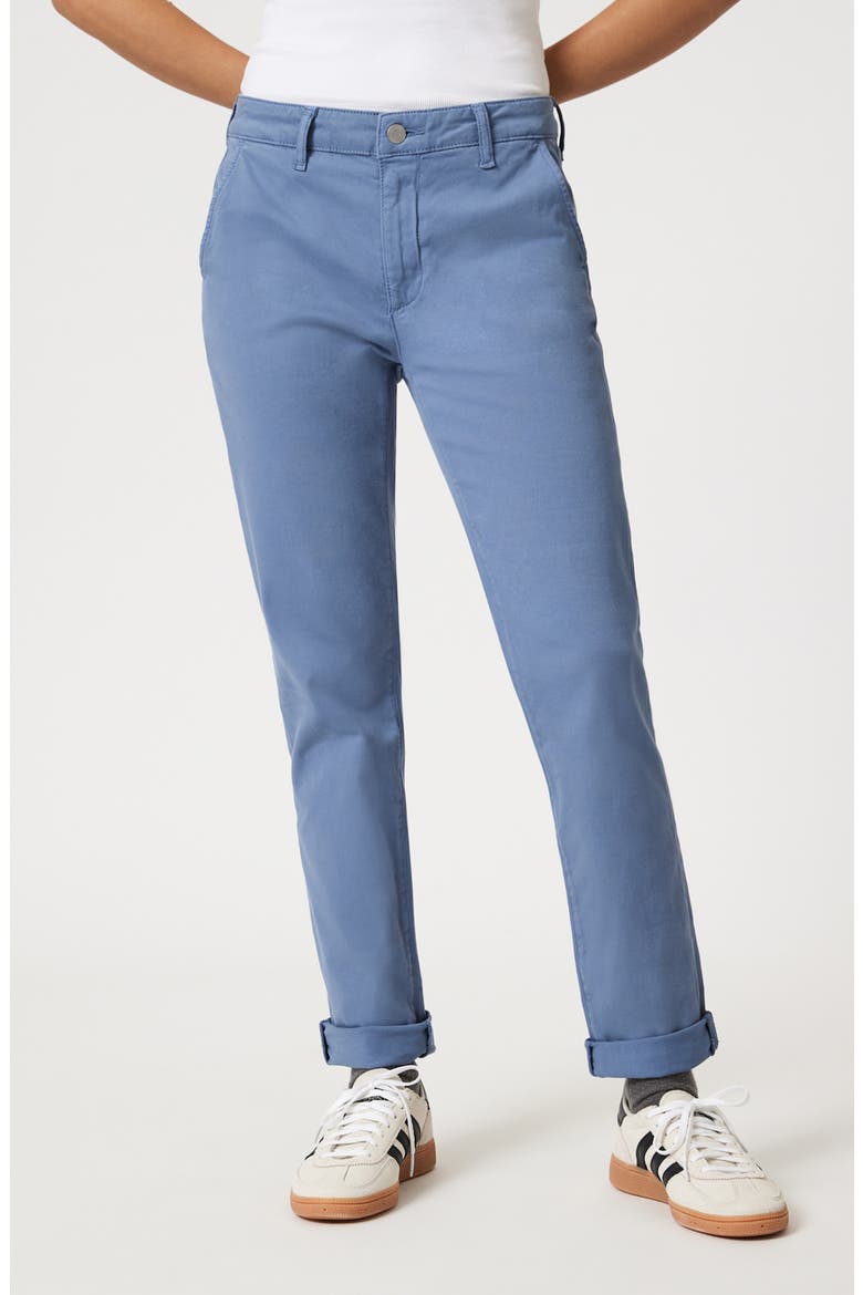 Kathleen Mid Rise Slim Stretch Twill Chino Pants, Main, color, RIVIERA CASUAL TWILL