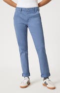 Mavi Jeans Kathleen Mid Rise Slim Stretch Twill Chino Pants