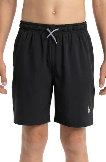 Spyder Kids' Volley Swim Shorts In Black