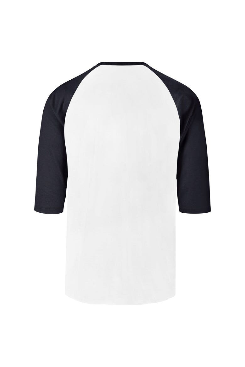 Men's '47 Cream Los Angeles Dodgers City Connect Crescent Franklin Raglan 3/4-Sleeve T-Shirt, Alternate, color, Cream