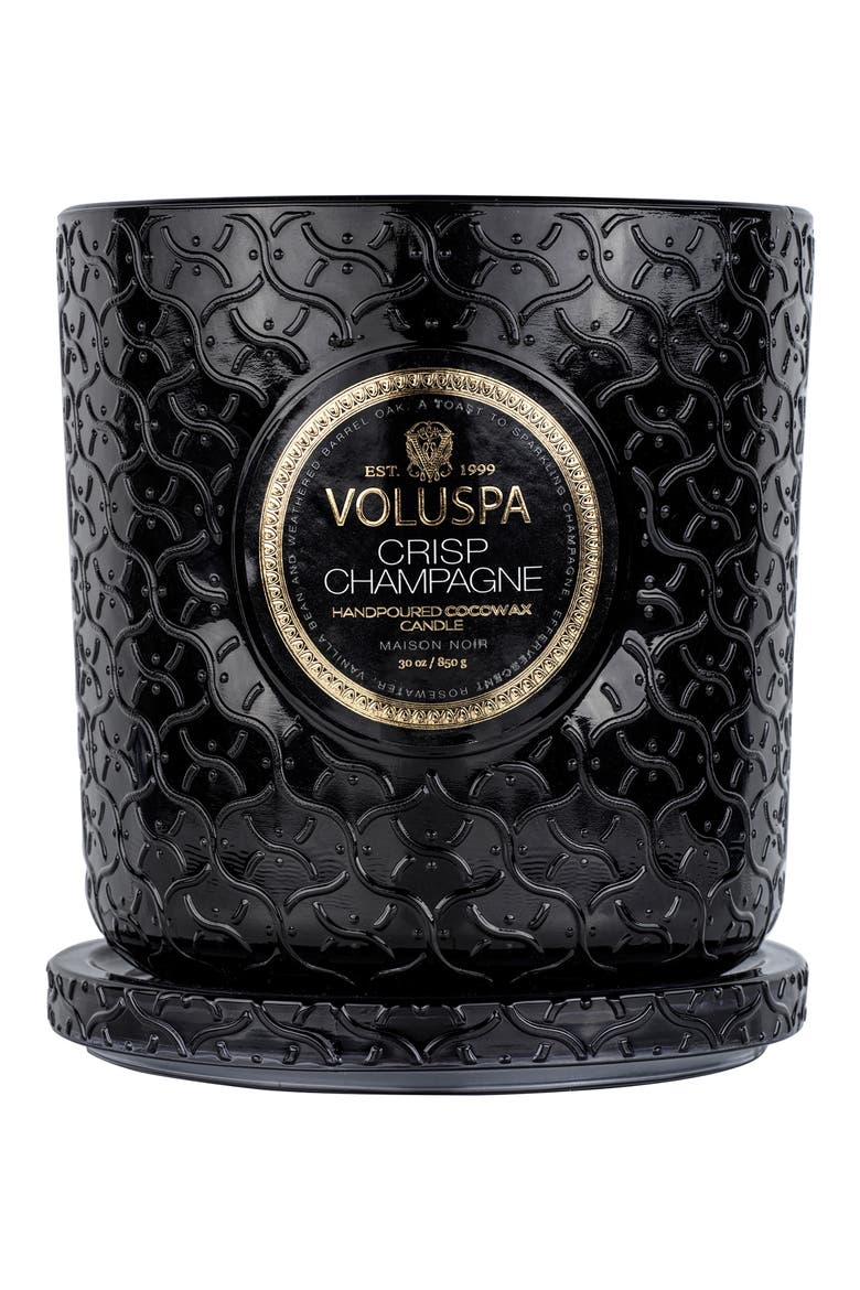 Crisp Champagne Luxe Candle, Alternate, color, CRISP CHAMPAGNE