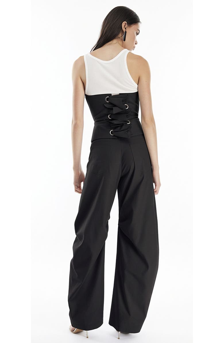 Mother of All Nemesis Cotton Corset, Alternate, color, Black