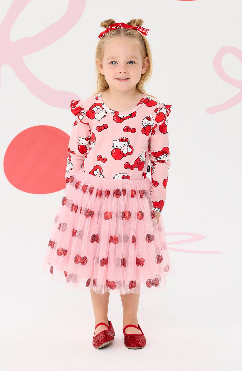 Rock Your Kid Hello Kitty Tulle Dress, Alternate, color, Pink