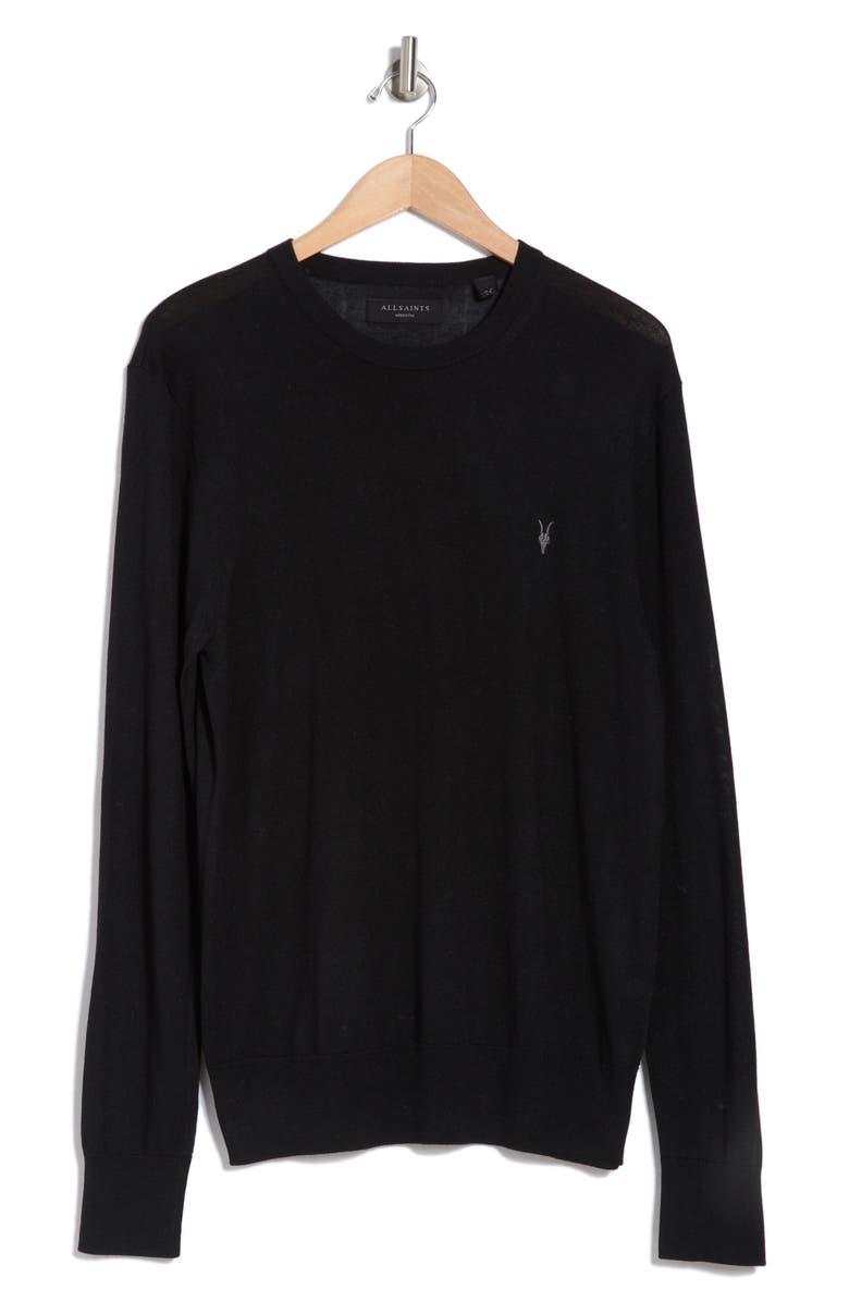 AllSaints Nomo Crewneck Sweater, Alternate, color, 