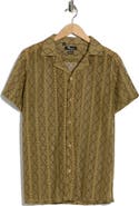 T.R. PREMIUM Modern Fit Textured Camp Shirt
