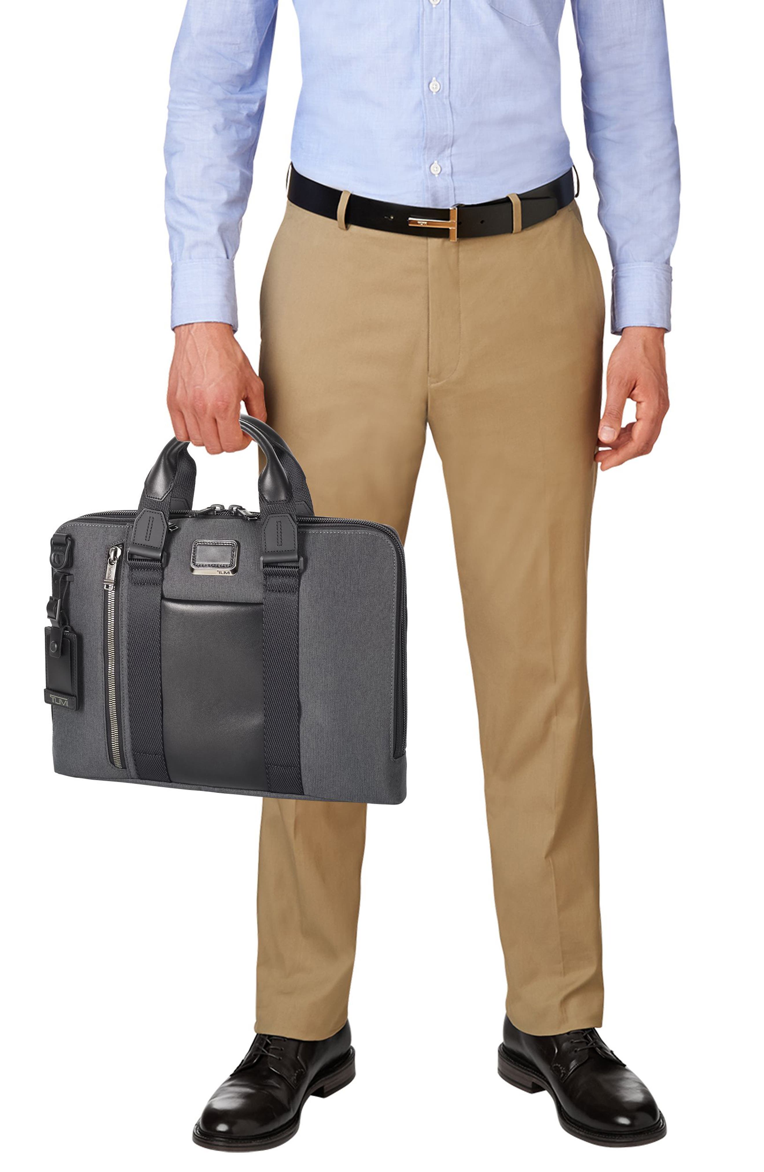 TUMI Alpha Bravo - Aviano Slim Briefcase, Alternate, color, 