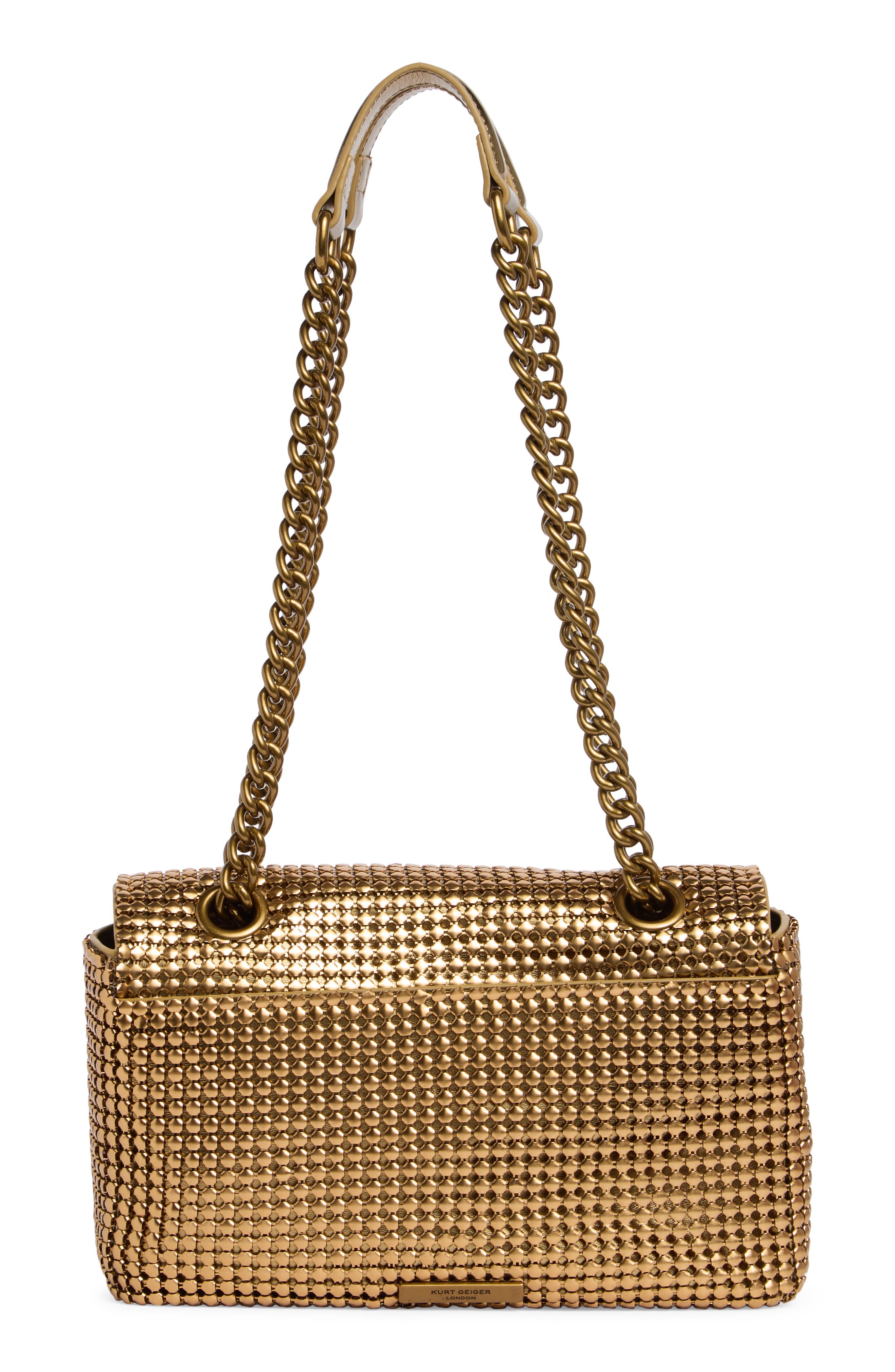 Kurt Geiger London Small Party Shoulder Bag, Alternate, color, Bronze