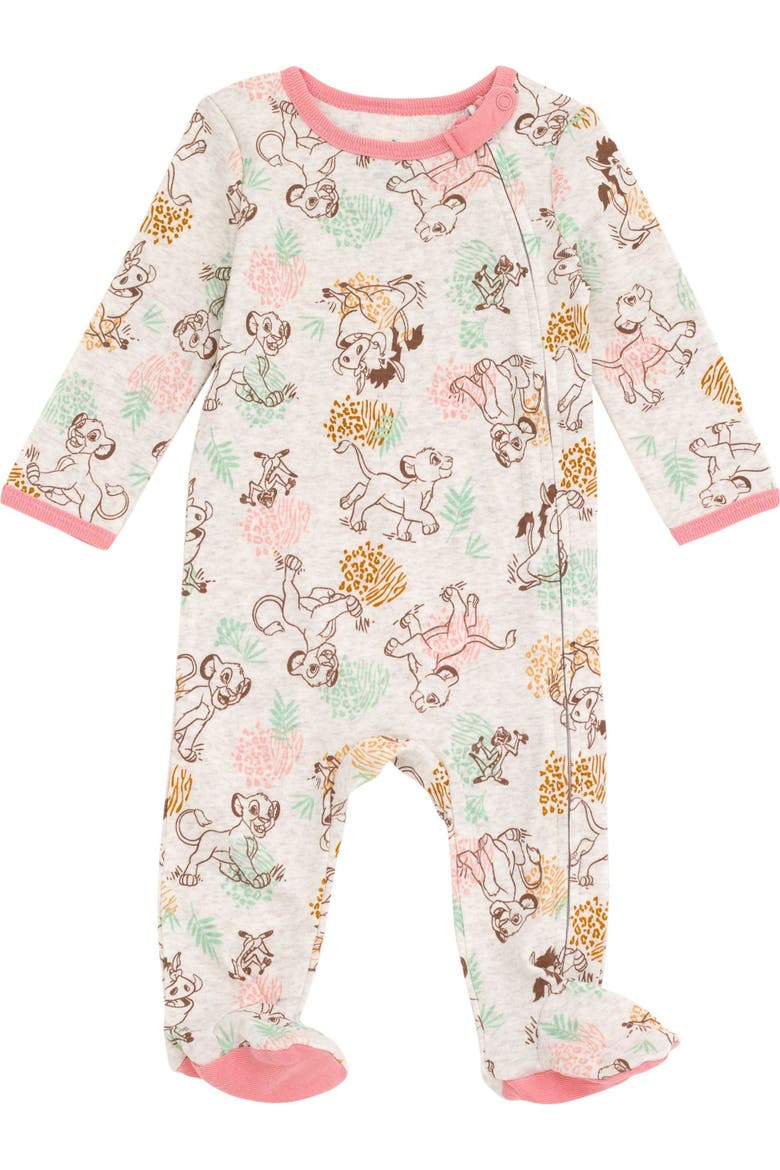 Lion King 2-Pack Footed Sleep N' Play, Alternate, color, Simba Nala Pink