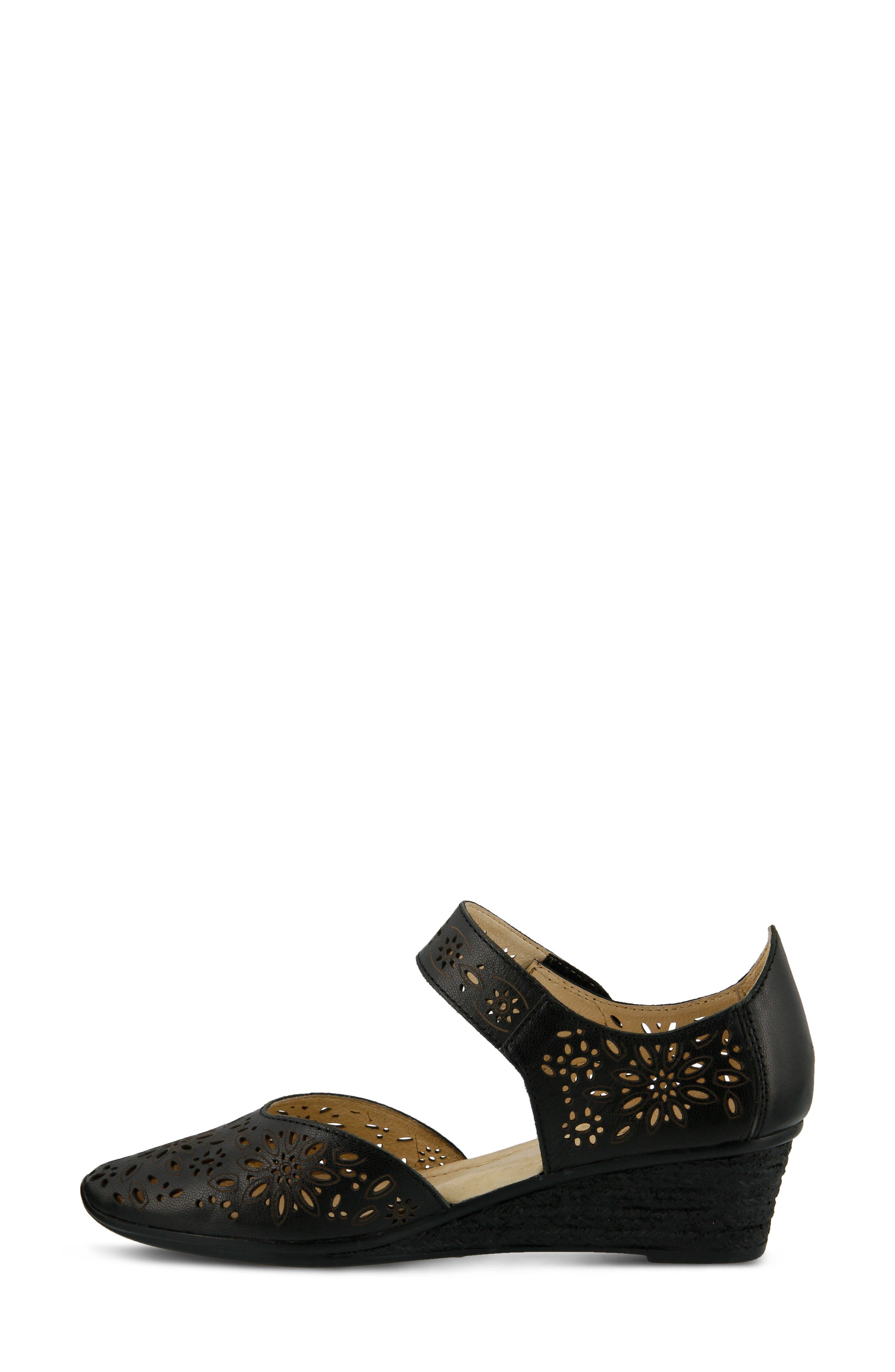 Spring Step Nougat Pump, Alternate, color, Black Leather