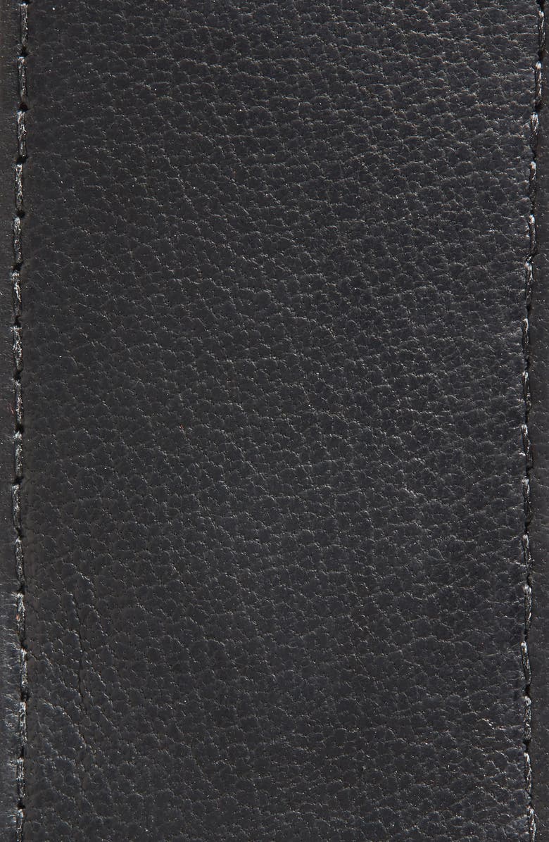 Raina Viper D-Ring Buckle Leather Belt, Alternate, color,