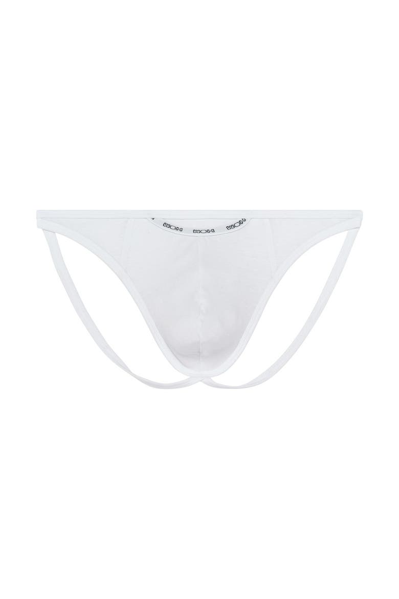 WOH Sexy Fun Micro Rainbow Jock, Main, color, White