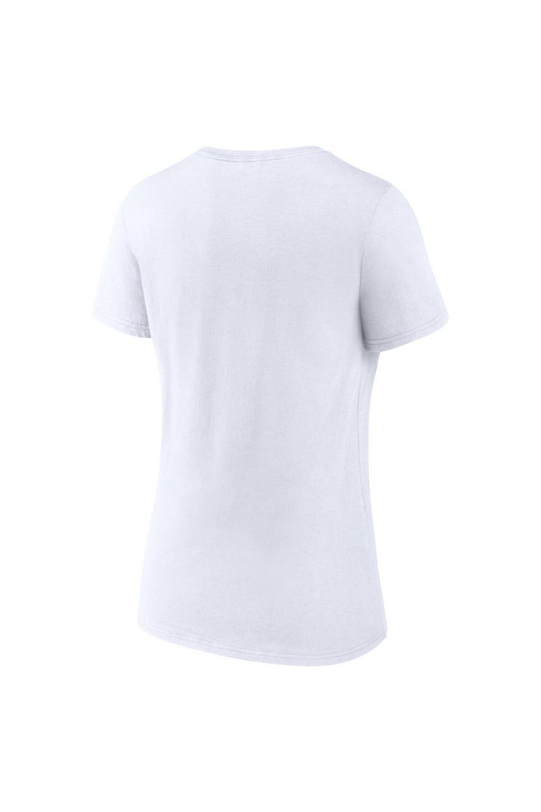Women's Fanatics Branded White Tampa Bay Lightning 2022 Eastern Conference Champions Plus Size Locker Room V-Neck T-Shirt, Alternate, color, White
