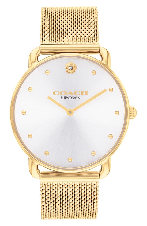 Elliot Mesh Strap Watch, 36mm