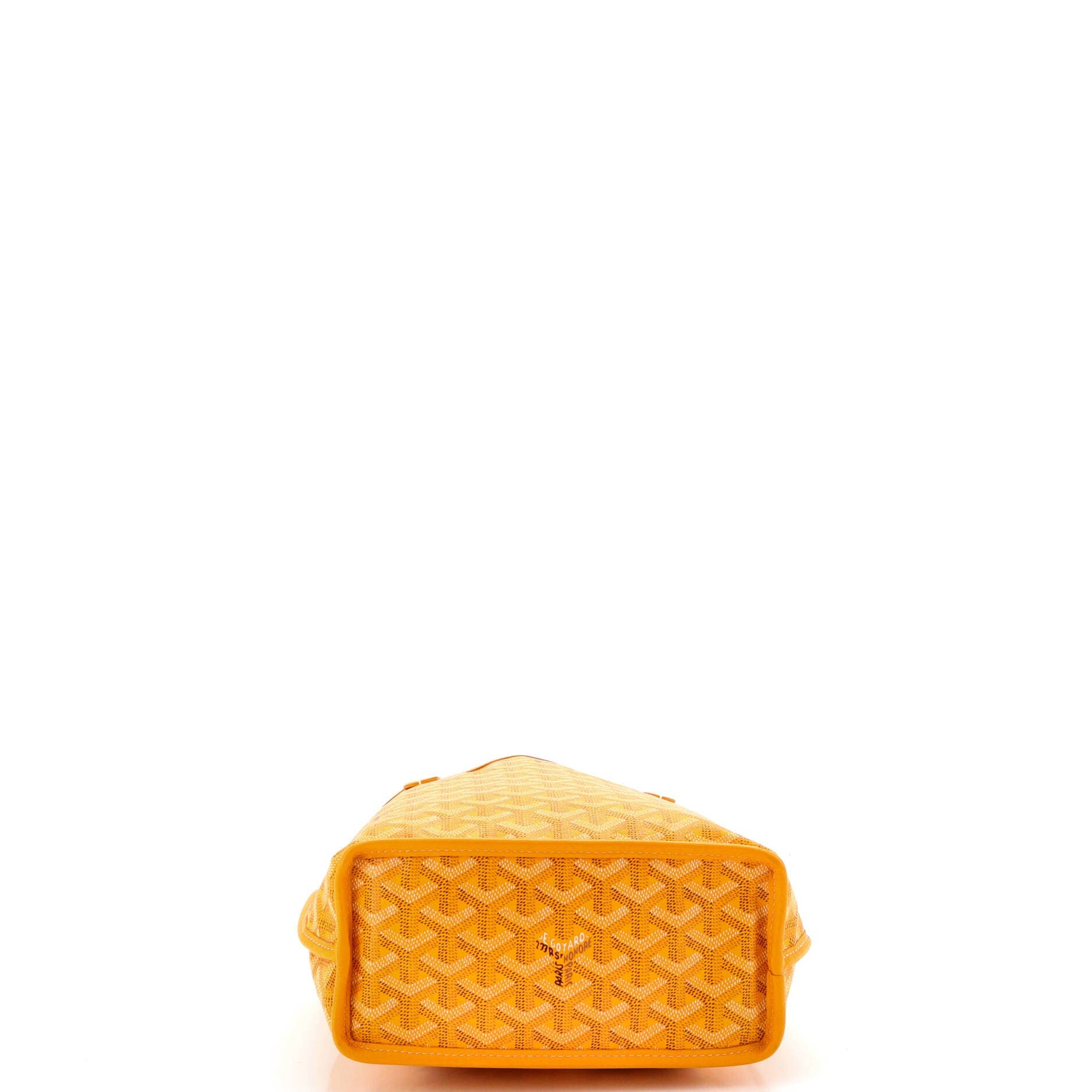 Pre-Owned Goyard Anjou Reversible Tote Coated Canvas Mini, Alternate, color, Orange