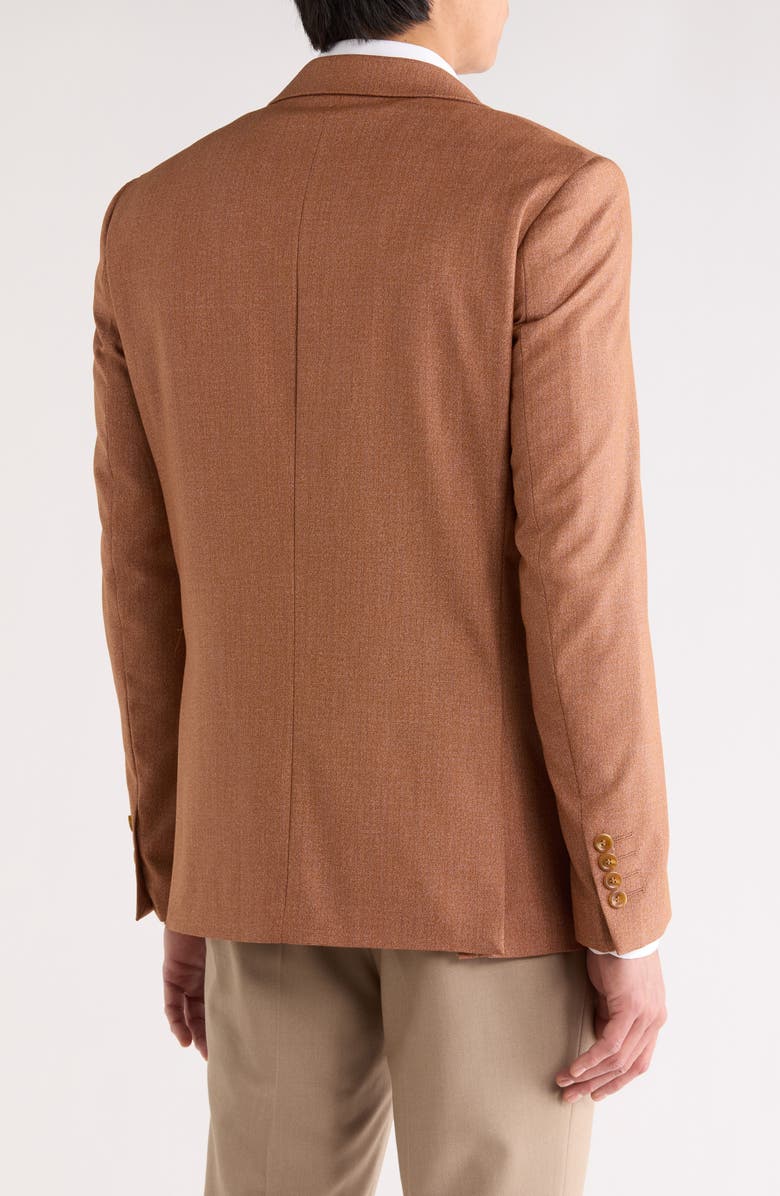 Tahari Slim Fit Sport Coat, Alternate, color, Brick