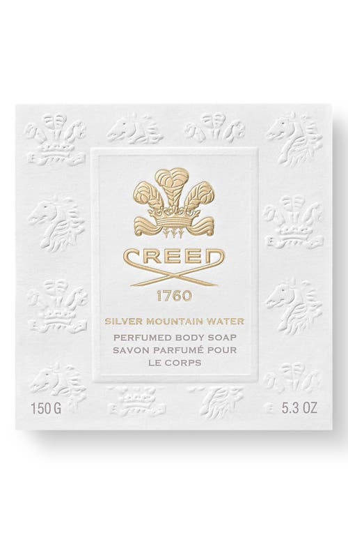 Creed Silver Mountain Water Soap In Transparent