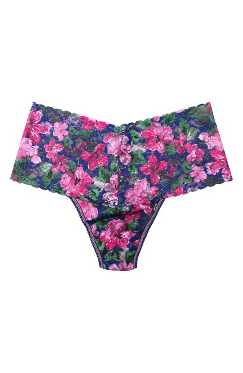 Hanky Panky Printed Lace Thong In Tis The Season
