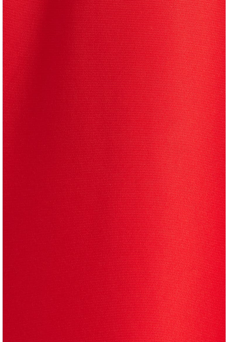 Pleat Neck Bell Sleeve Top, Alternate, color, BEGONIA RED