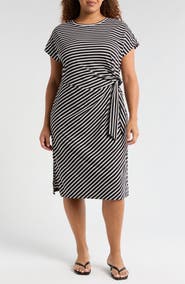 Universal Standard Crescent Knot T-Shirt Dress