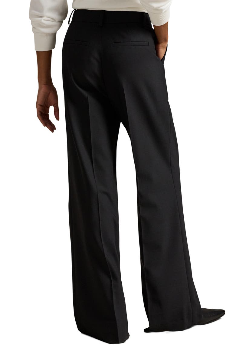 Beaton Stretch Wool Trousers, Alternate, color, BLACK