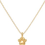 MADE BY MARY Paw Print Charm Necklace