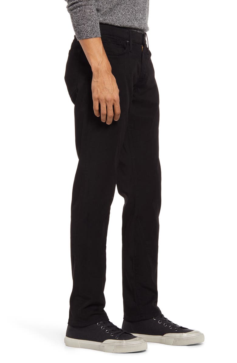 FRAME L'Homme Slim Fit Five-Pocket Twill Pants, Alternate, color, Washed Black