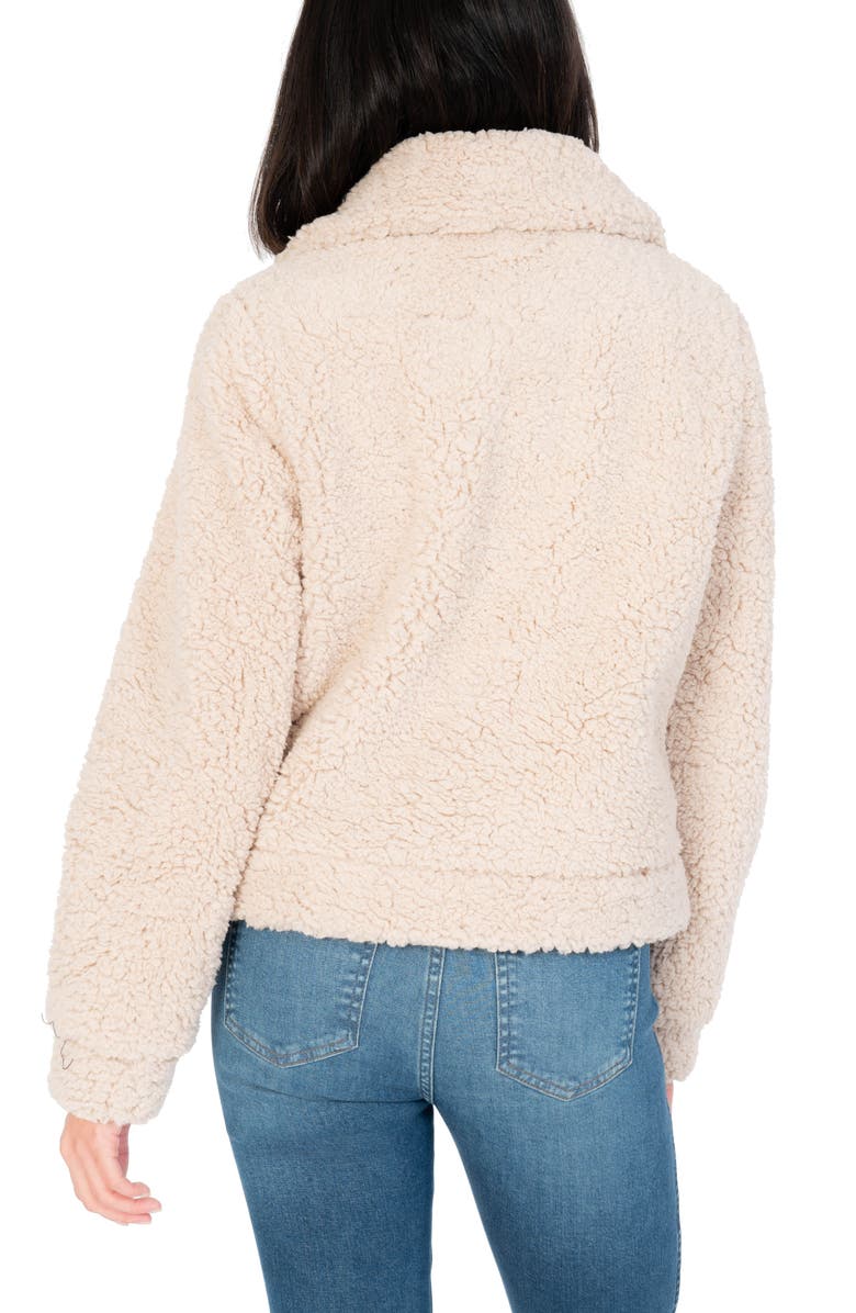 SWAT FAME KUT from the Kloth Maika Zip Front Fuzzy Jacket, Alternate, color, 