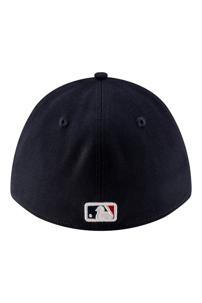Men's New Era  Navy Minnesota Twins Player Replica 39THIRTY M-Crown Flex Hat, Alternate, color, Navy