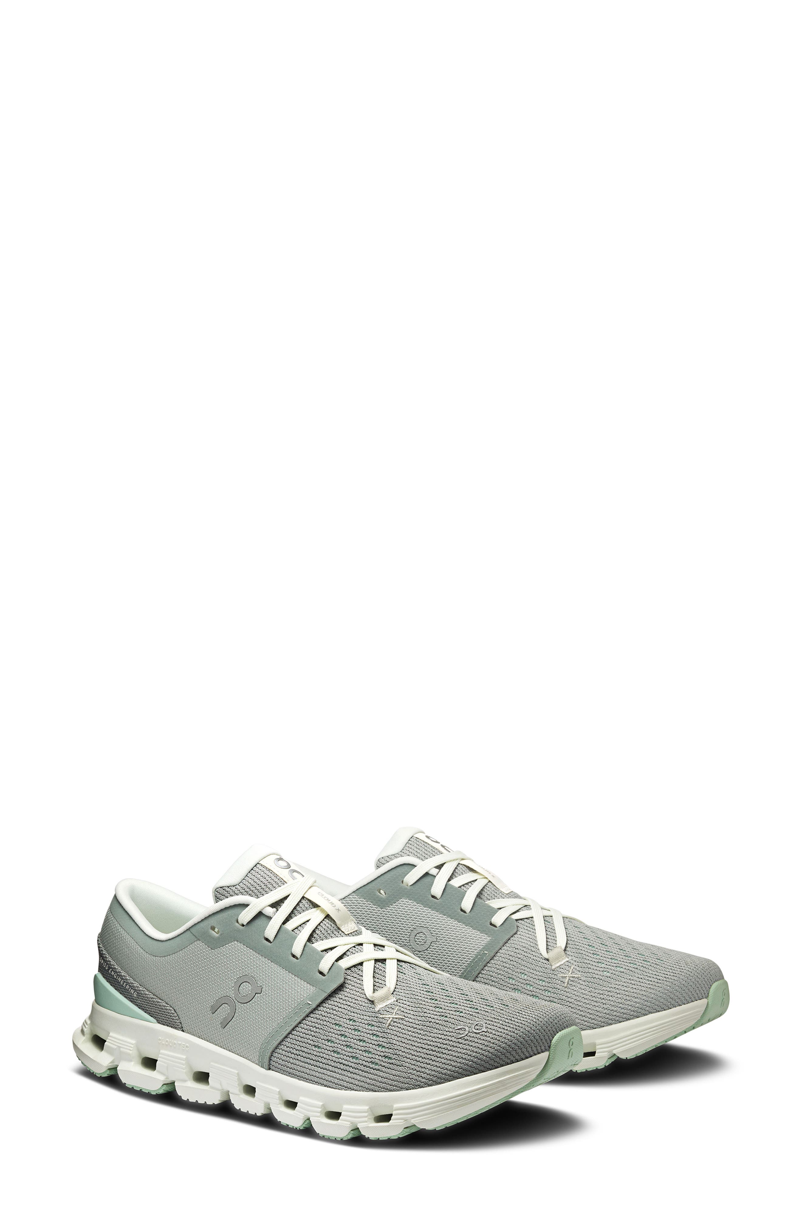 On Cloud X 4 Training Shoe, Alternate, color, Tin/ Iceberg