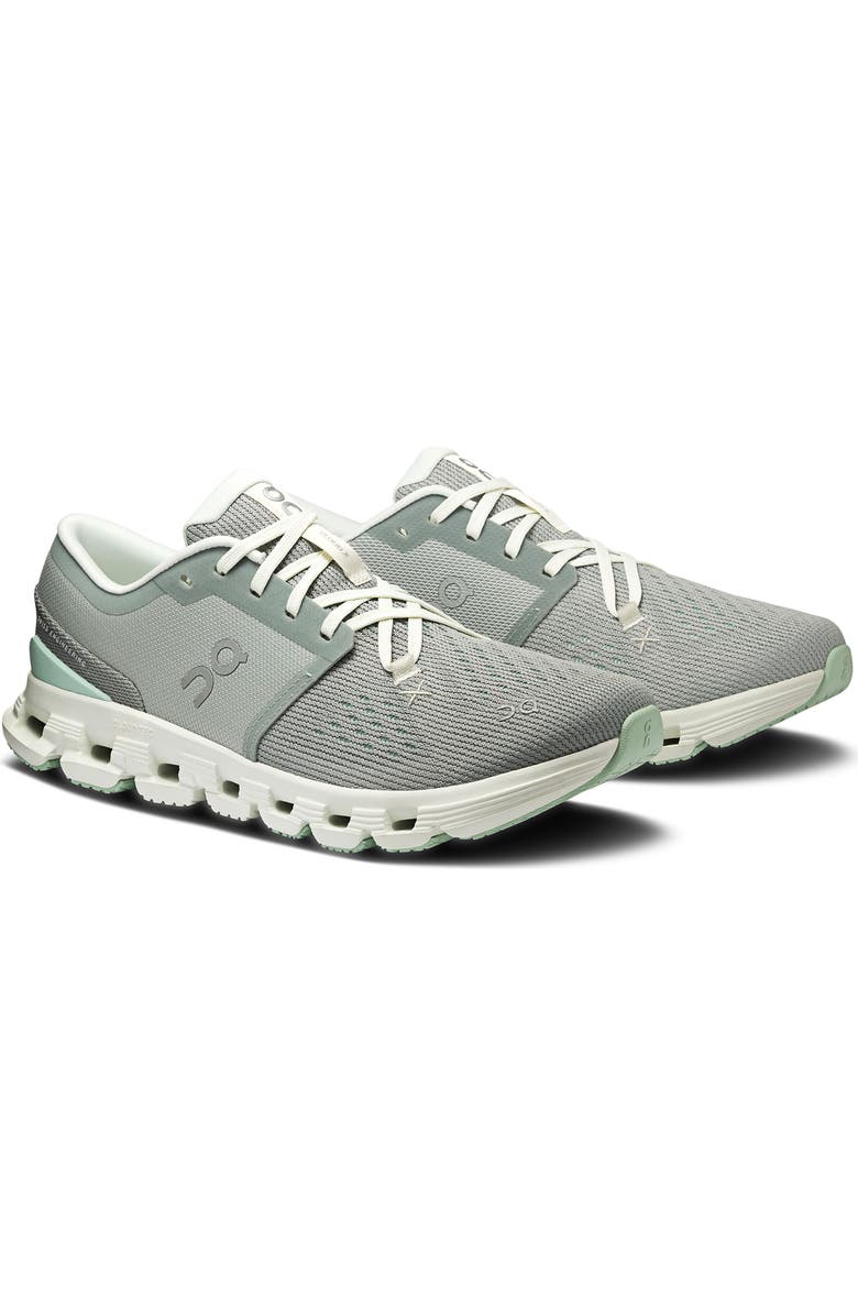On Cloud X 4 Training Shoe, Alternate, color, Tin/ Iceberg