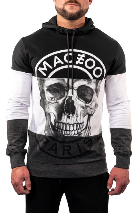 Paris Cotton Blend Logo Hoodie