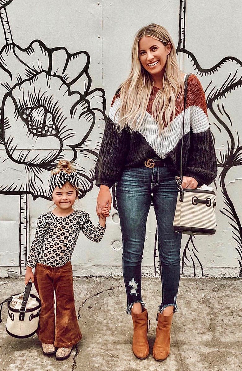 Mali + Lili Gina Set of 2 Twinning Straw Bucket Bags, Alternate, color,