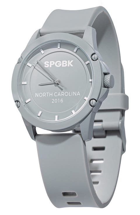 Gray's Creek Silicone Strap Watch, 42mm