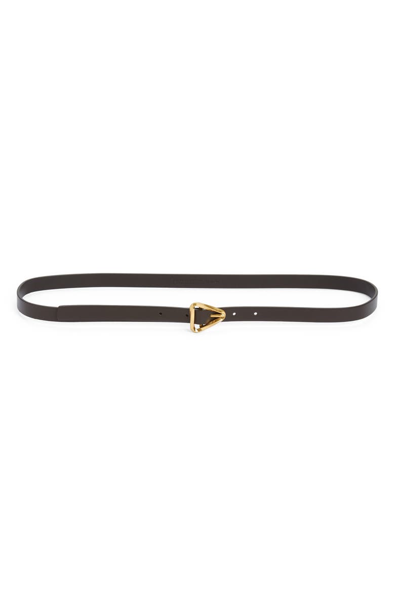 Bottega Veneta Grasp Leather Belt, Main, color,