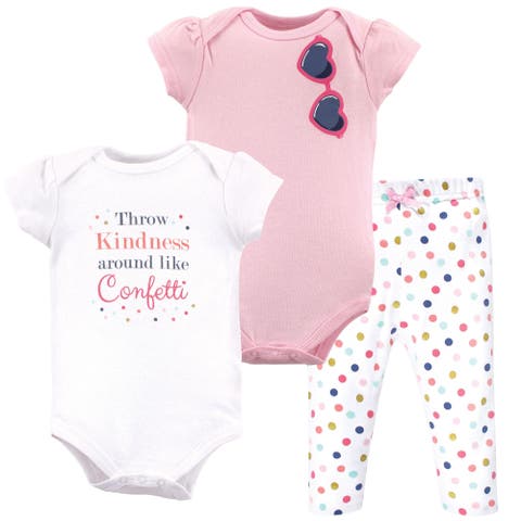 Soft Cotton Two-Piece Outfit Bodysuit & Pants