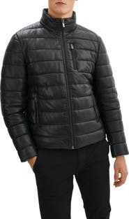 REGENCY Leather Puffer Jacket