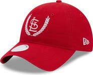 New Era Women's New Era Red St. Louis Cardinals Leaves 9TWENTY Adjustable Hat